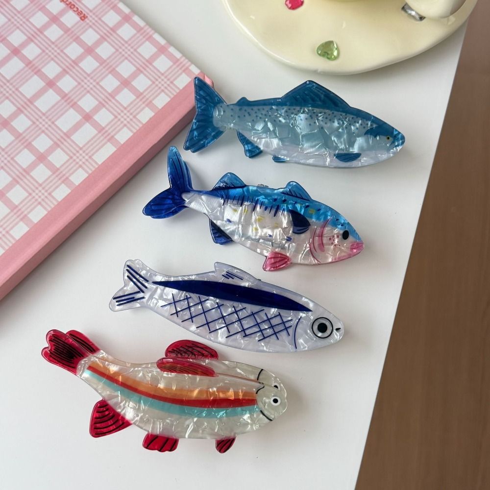 Hairpin Ocean Animal Hair Claw - Lifestyle Of Korean review and price