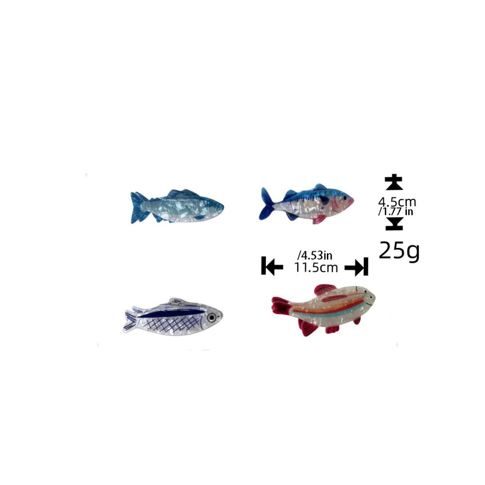 Hairpin Ocean Animal Hair Claw - Lifestyle Of Korean review and price