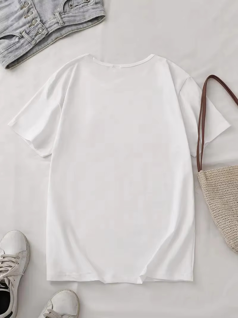 Women's T-shirt with A Illustr - Korean Pants Lifestyle review and price